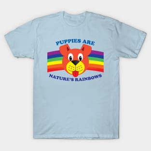 Puppies Are Nature's Rainbows No Background T-Shirt